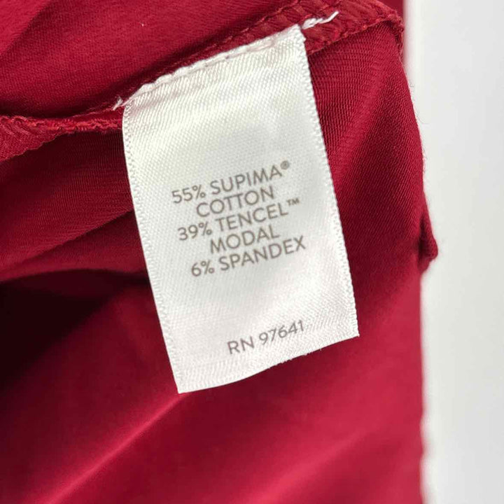 Size M J JILL Burgundy Shirt