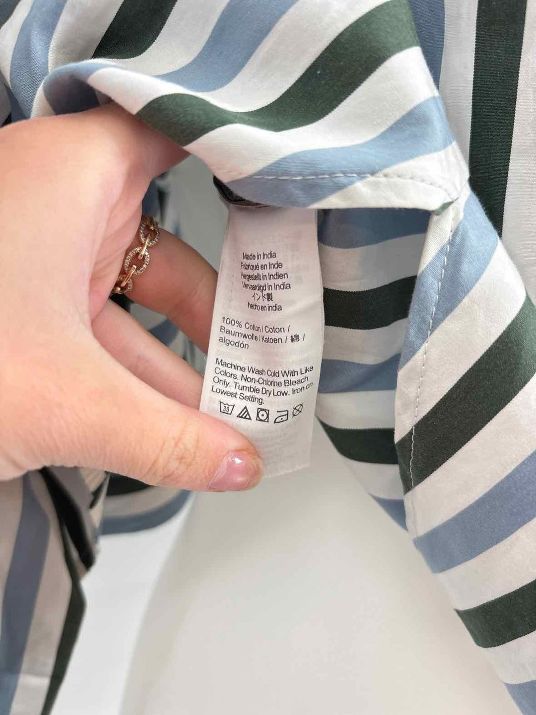 Size XS MADEWELL Multi-Color Shirt
