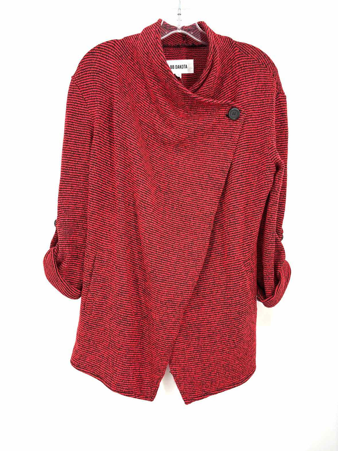 Size S BB Dakota Red Print Sweater
