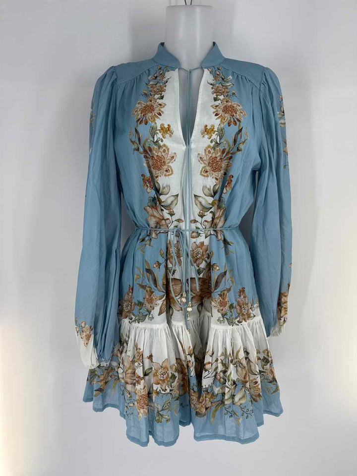 Size M CAMILA COELHO Blue Print Dress