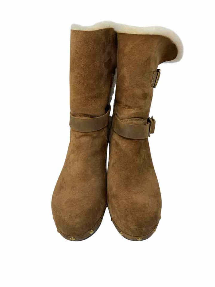 Shoe Size 10 Ugg Tan Suede Boots