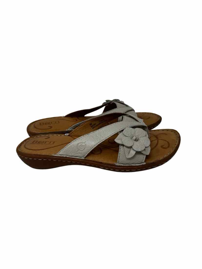 Shoe Size 6 Born Tan Leather Sandals