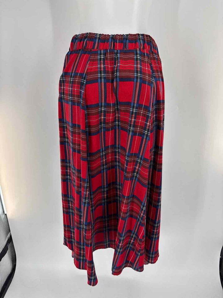 Size M Red Print Skirt