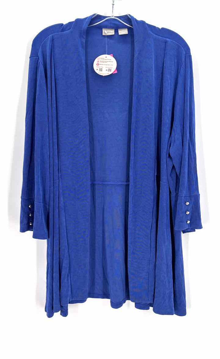 Size 1X Chico's Blue Jacket