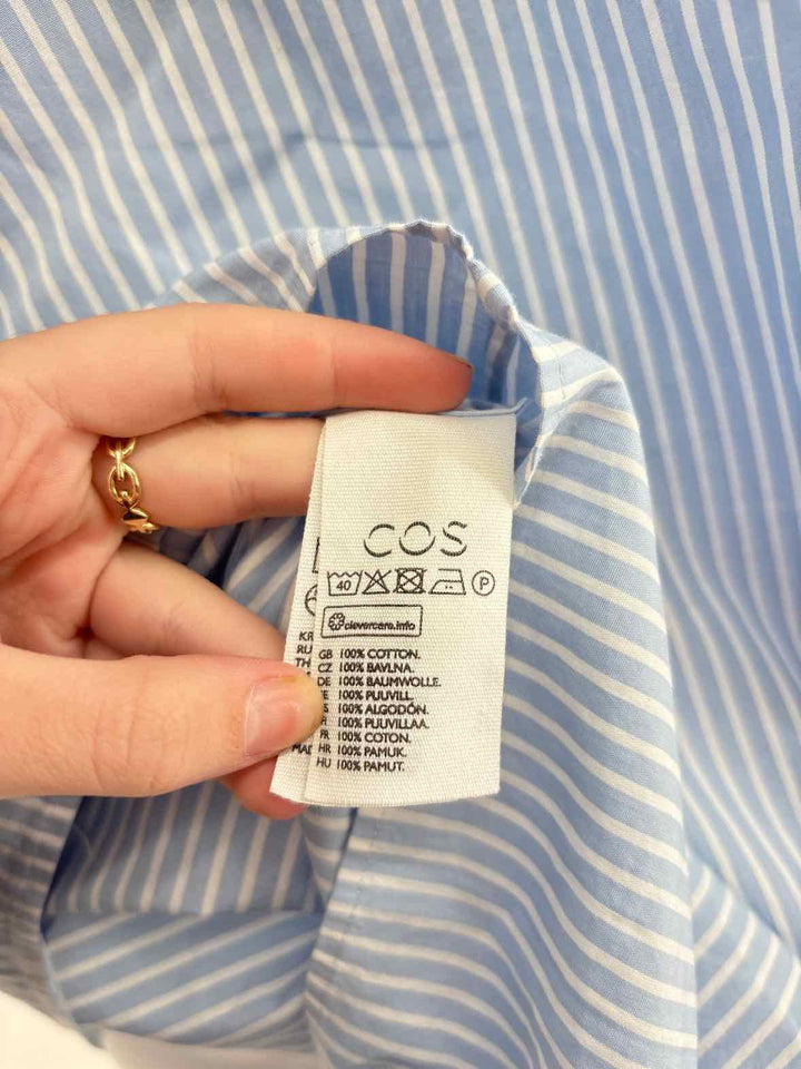 Size M/L COS Blue Print Dress