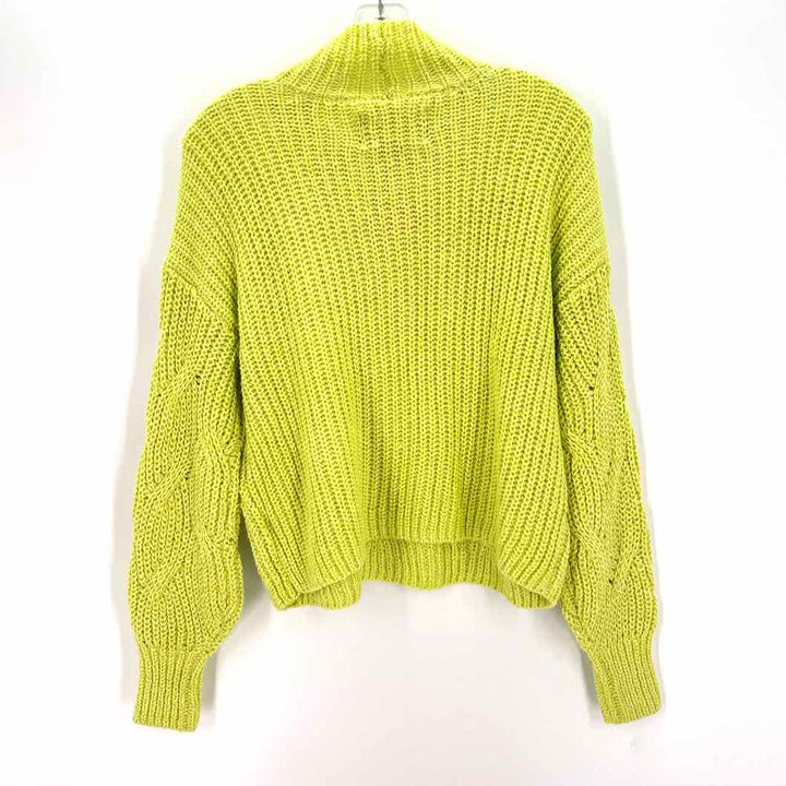 Size XS AMERICAN EAGLE Lime Green Knit Sweater