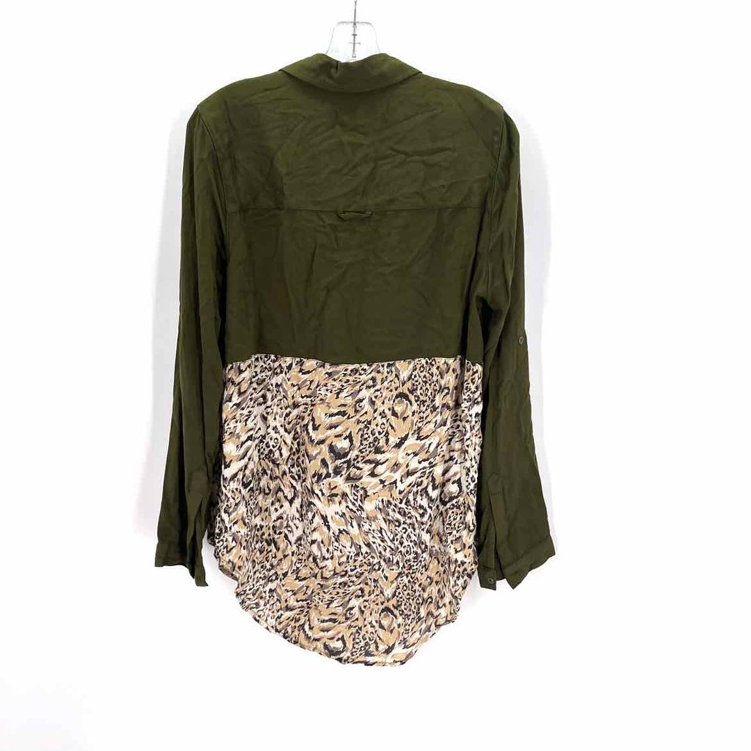 Size S FREE PEOPLE Green Shirt