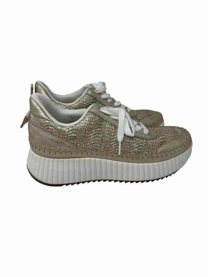 Shoe Size 10 UNIVERSAL THREAD Gold Sneakers