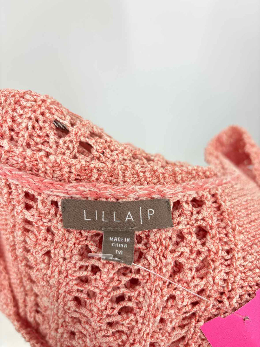 Size M LILLA P Orange Shirt