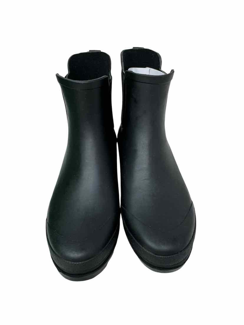 Shoe Size 9 J Crew Black Rubber Boots