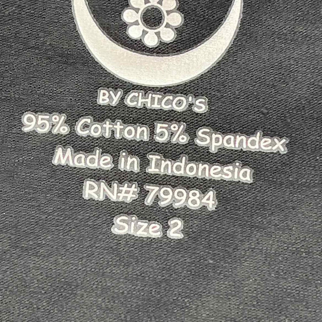 Size L Chico's Black Shirt