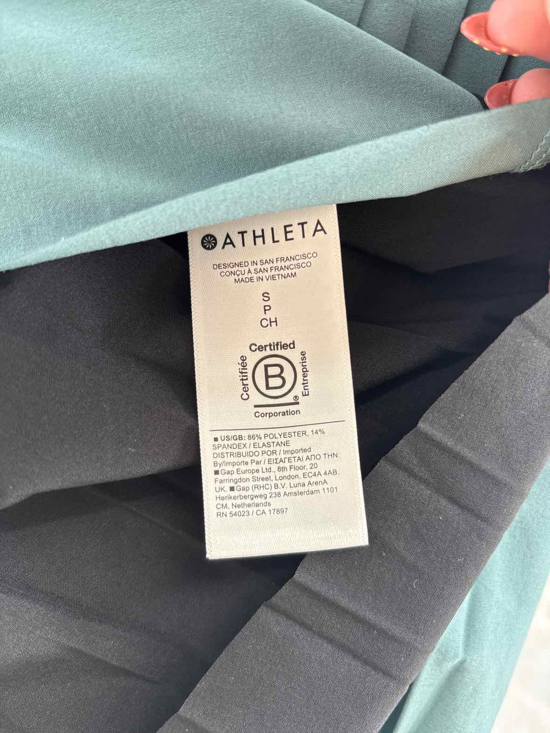 Size S Athleta Teal Shirt