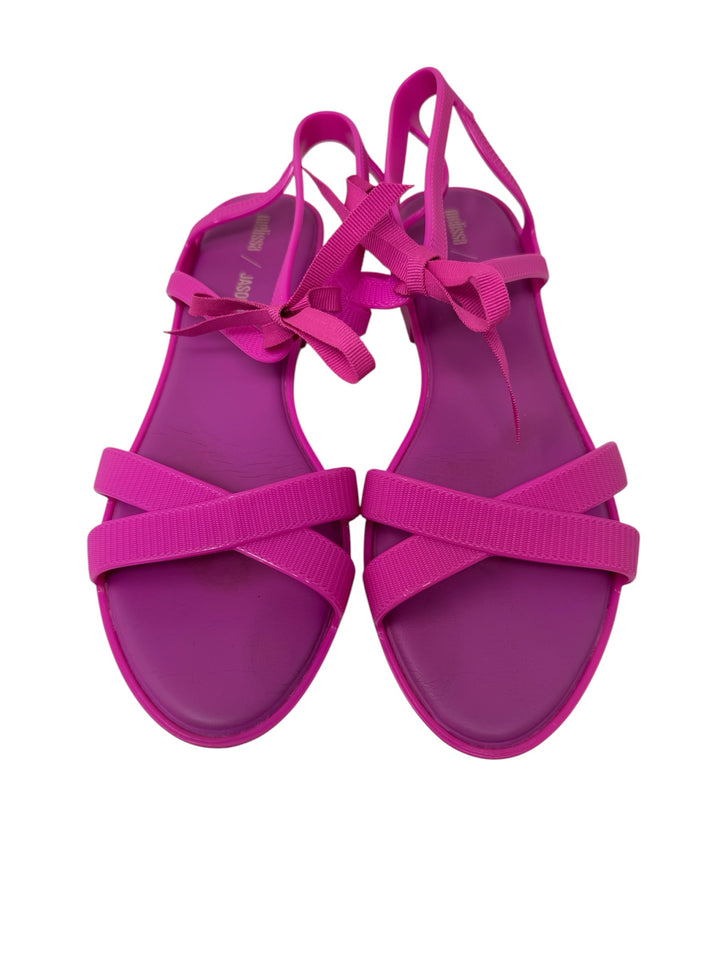 Shoe Size 10 MELISSA Fuschia Sandals
