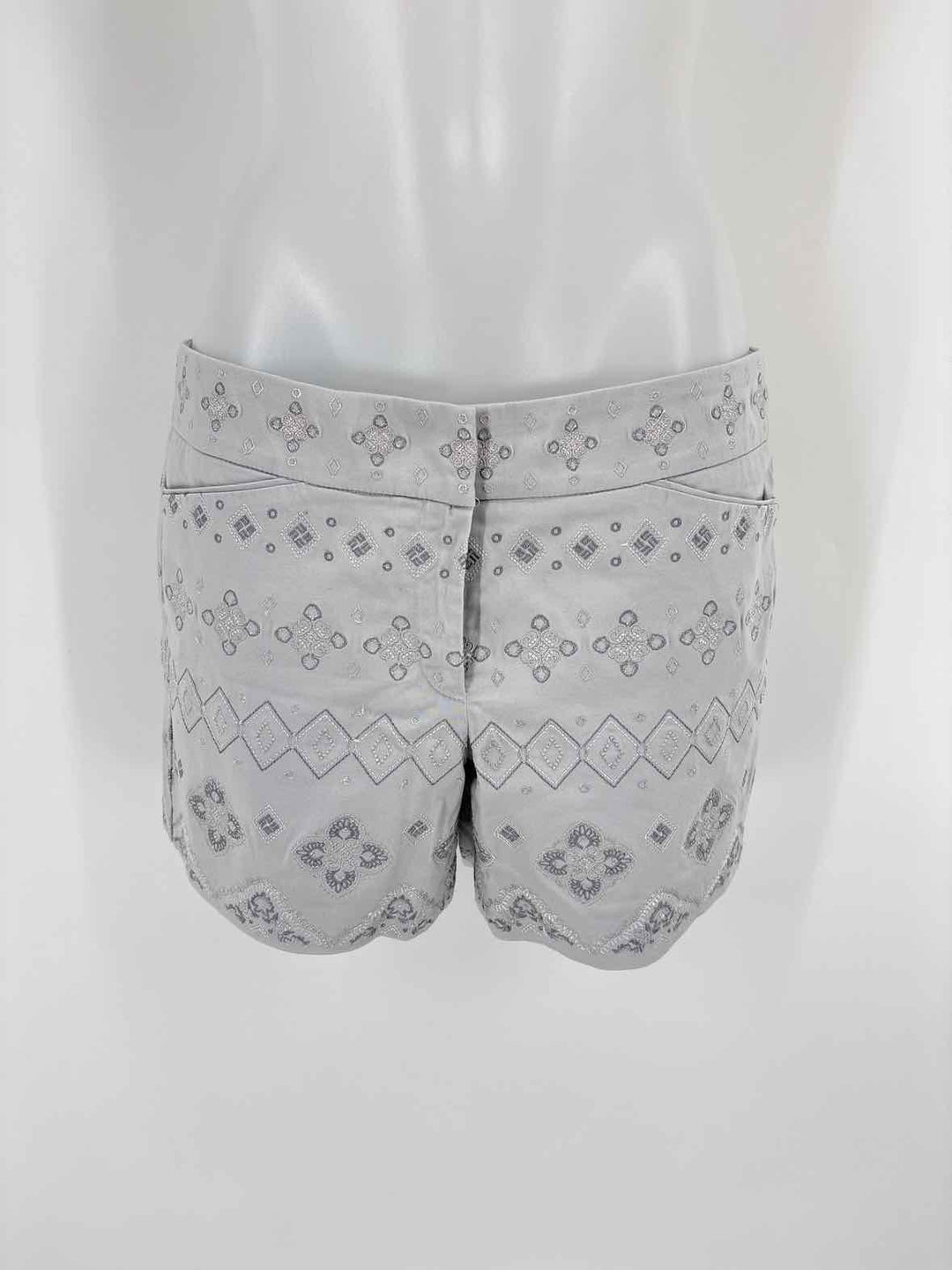 Size 6 White House Black Market Gray Shorts