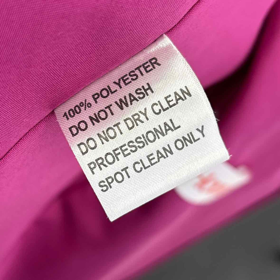 Size 12 Fuschia Chiffon Dress
