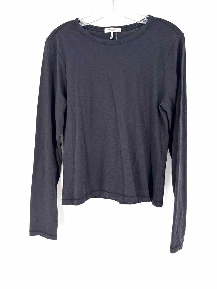 Size L RAG & BONE Black Shirt