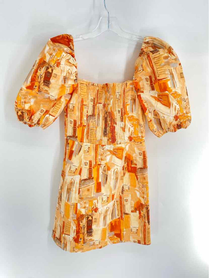 Size 4 LOS ANGELES ATELIER Mustard Dress