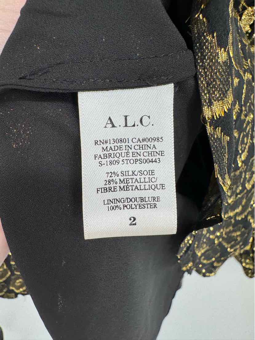 Size 2 ALC Gold Shirt