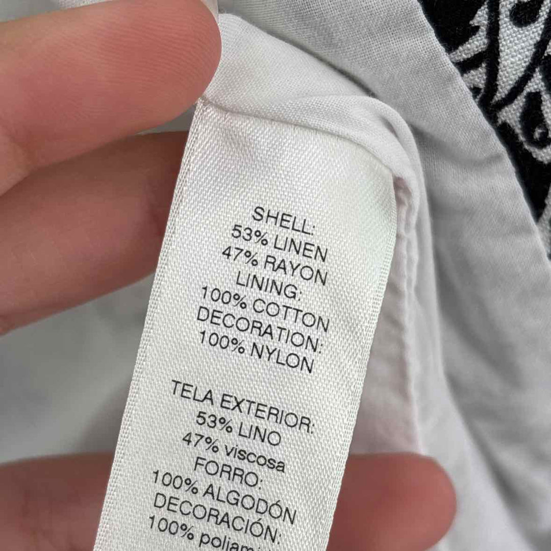 Size 1 Chico's White Linen Jacket