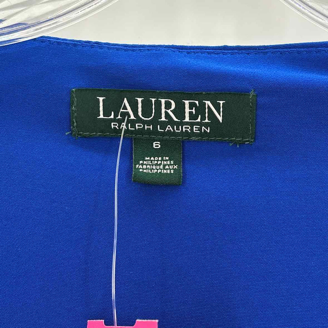 Size 6 RALPH LAUREN Royal Blue Dress