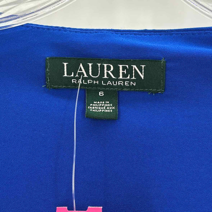 Size 6 RALPH LAUREN Royal Blue Dress