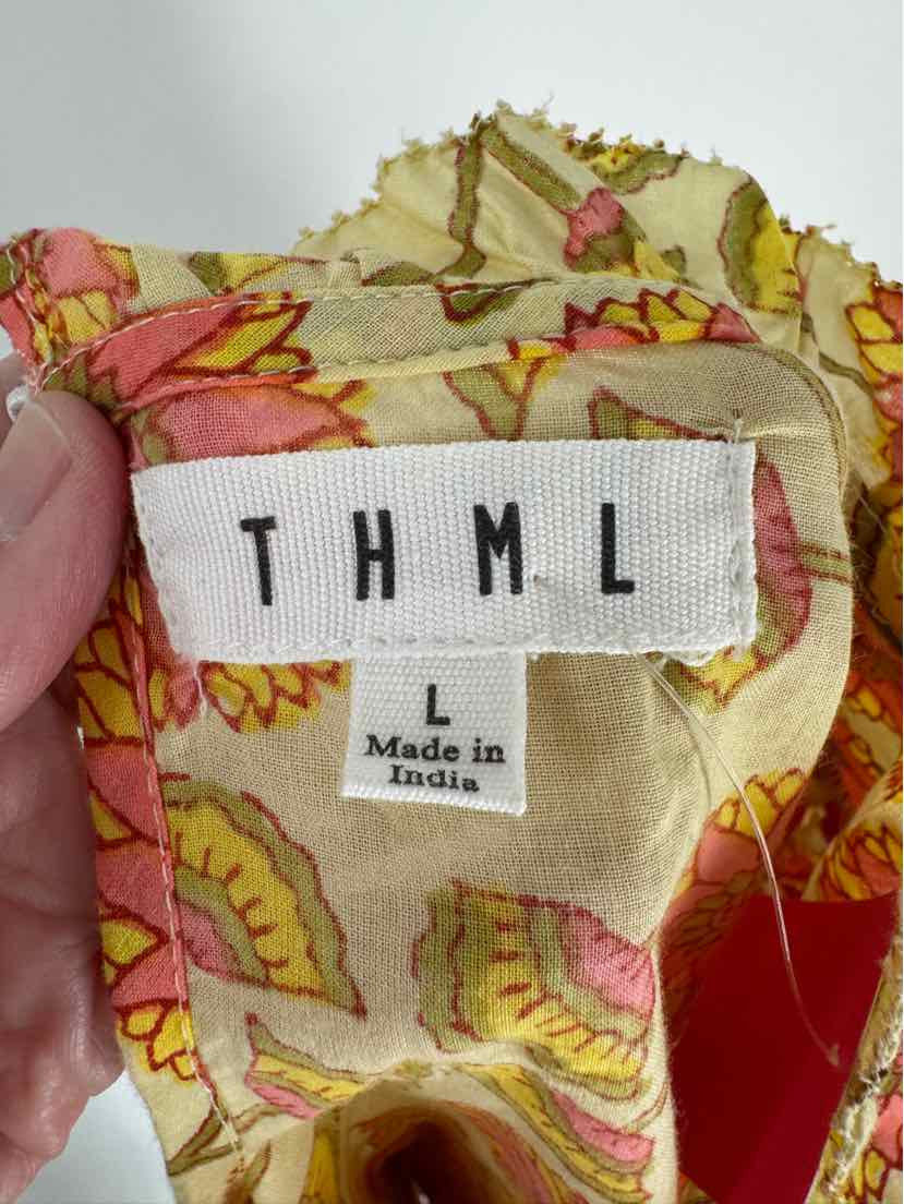 Size L THML Yellow Shirt