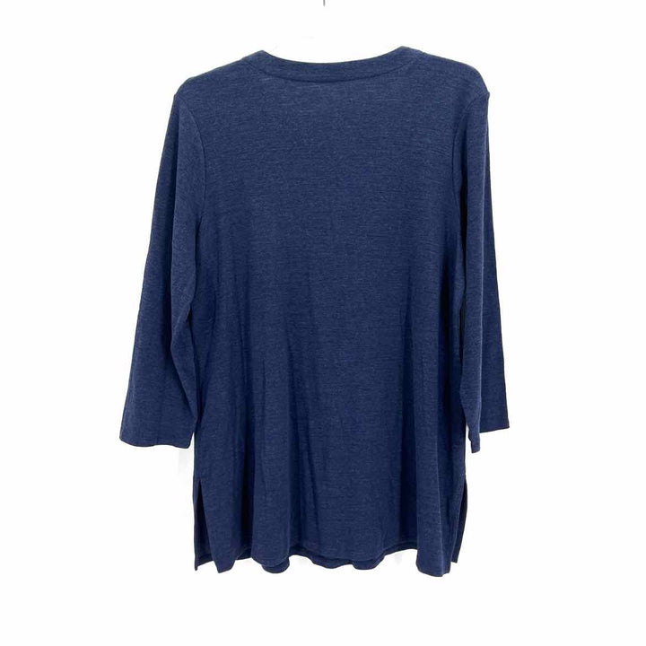 Size M J JILL Navy Shirt