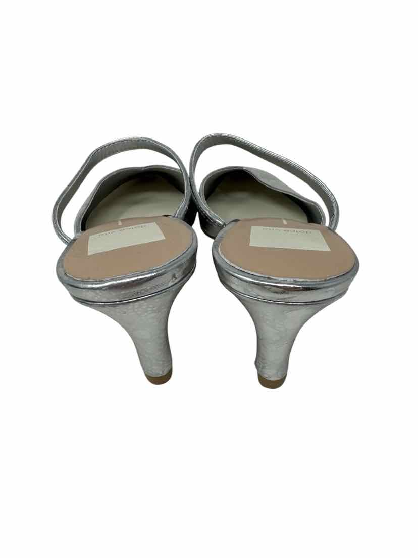 Shoe Size 6.5 Dolce Vita Silver Leather Pumps