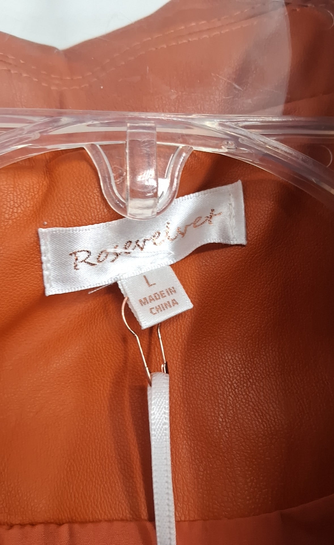 Size L Orange Jacket