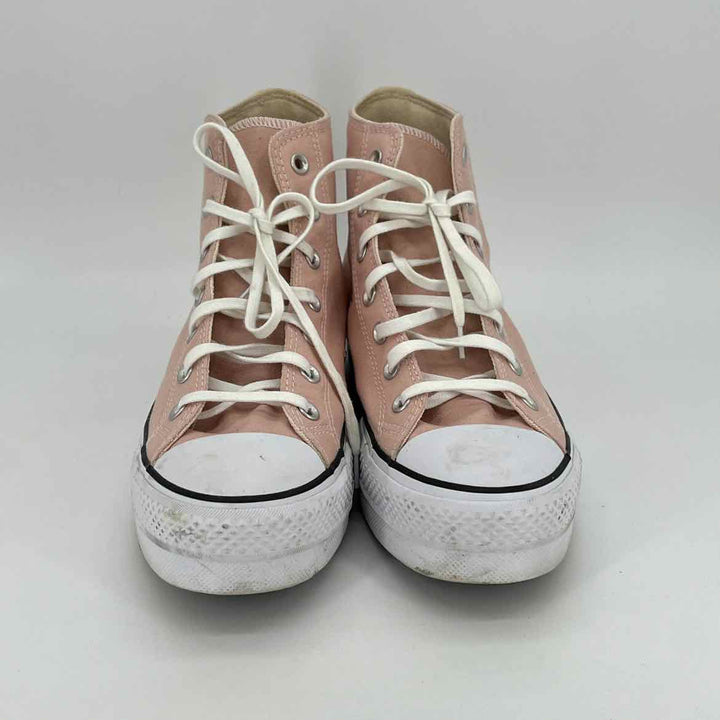 Shoe Size 10 Converse Pale Pink Canvas Sneakers
