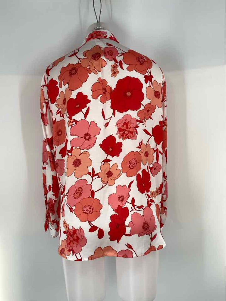 Size L Red Sateen Shirt