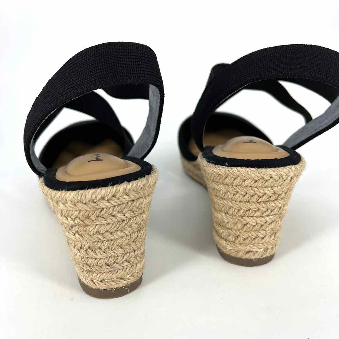 Shoe Size 6.5 Me Too Black Knit Wedge
