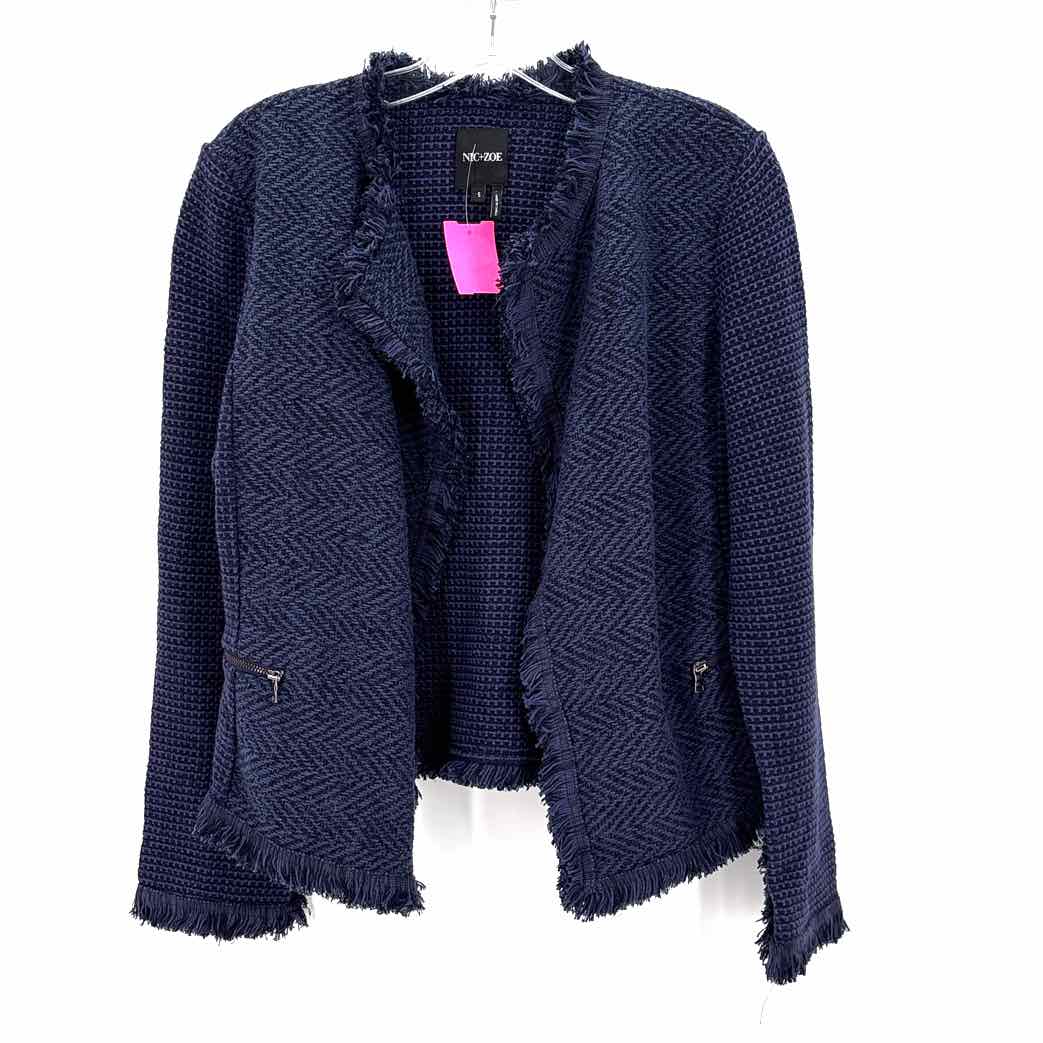 Size S NIC + ZOE Blue Print Blazer