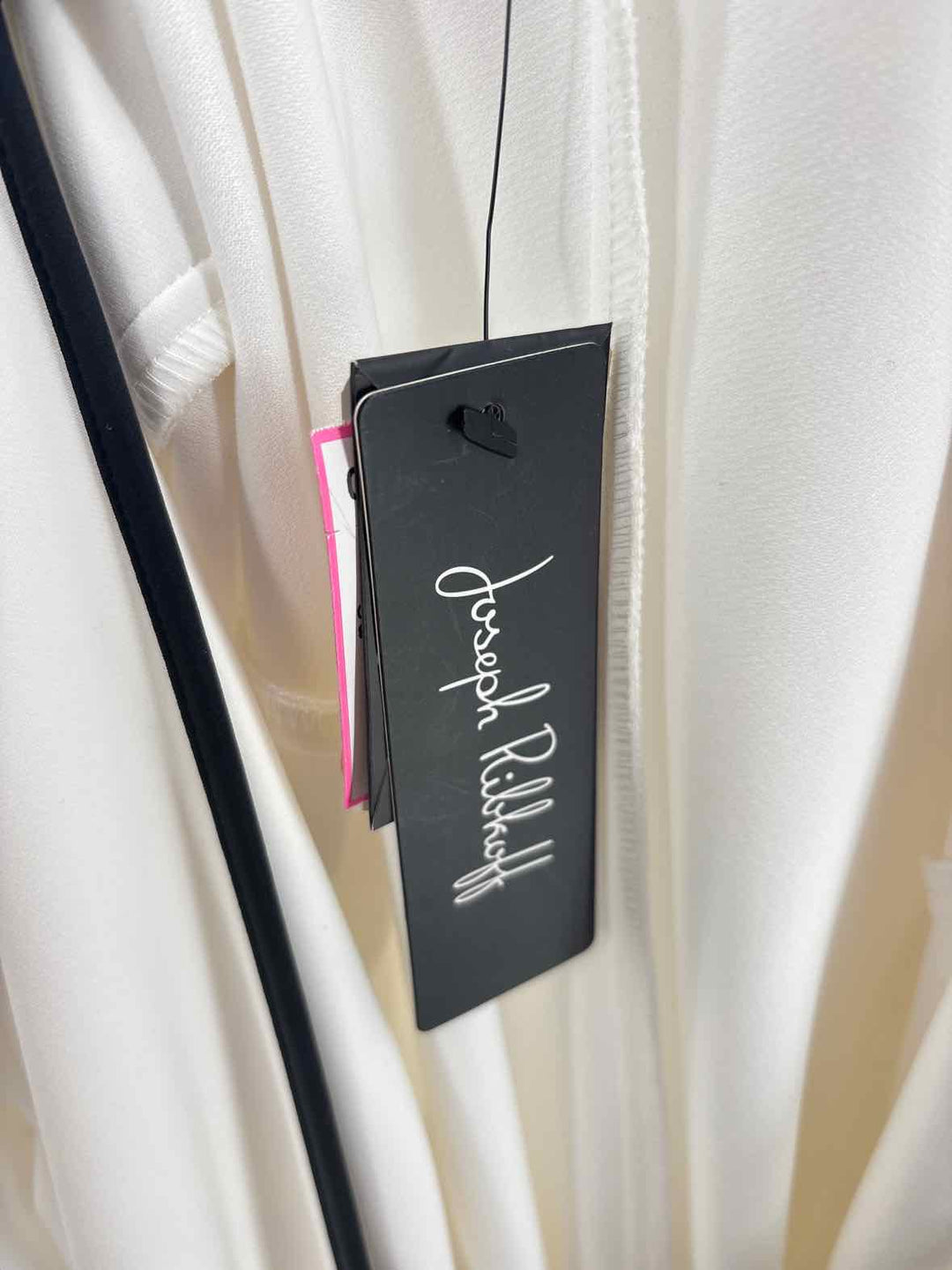 Size 14 JOSEPH RIBKOFF White Silk Blazer