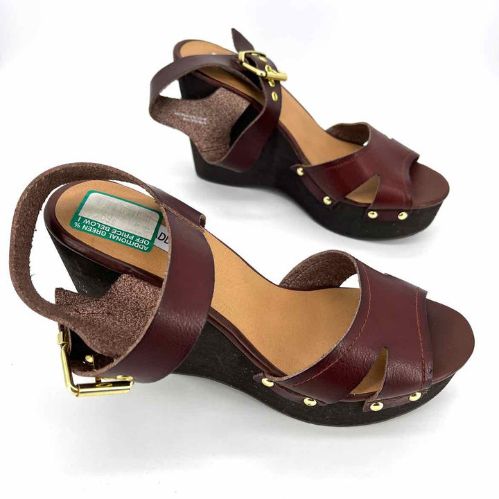 Shoe Size 11 Steve Madden Burgundy Sandals