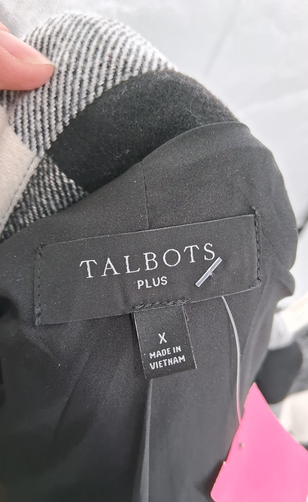 Size XL Talbots Black Jacket