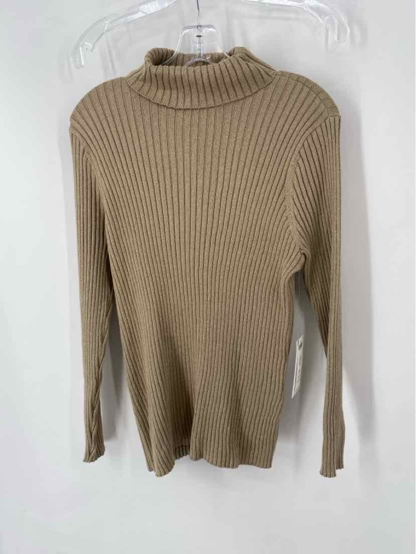 Size L Chico's Gold Knit Sweater