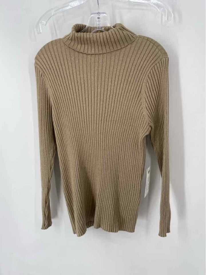 Size L Chico's Gold Knit Sweater