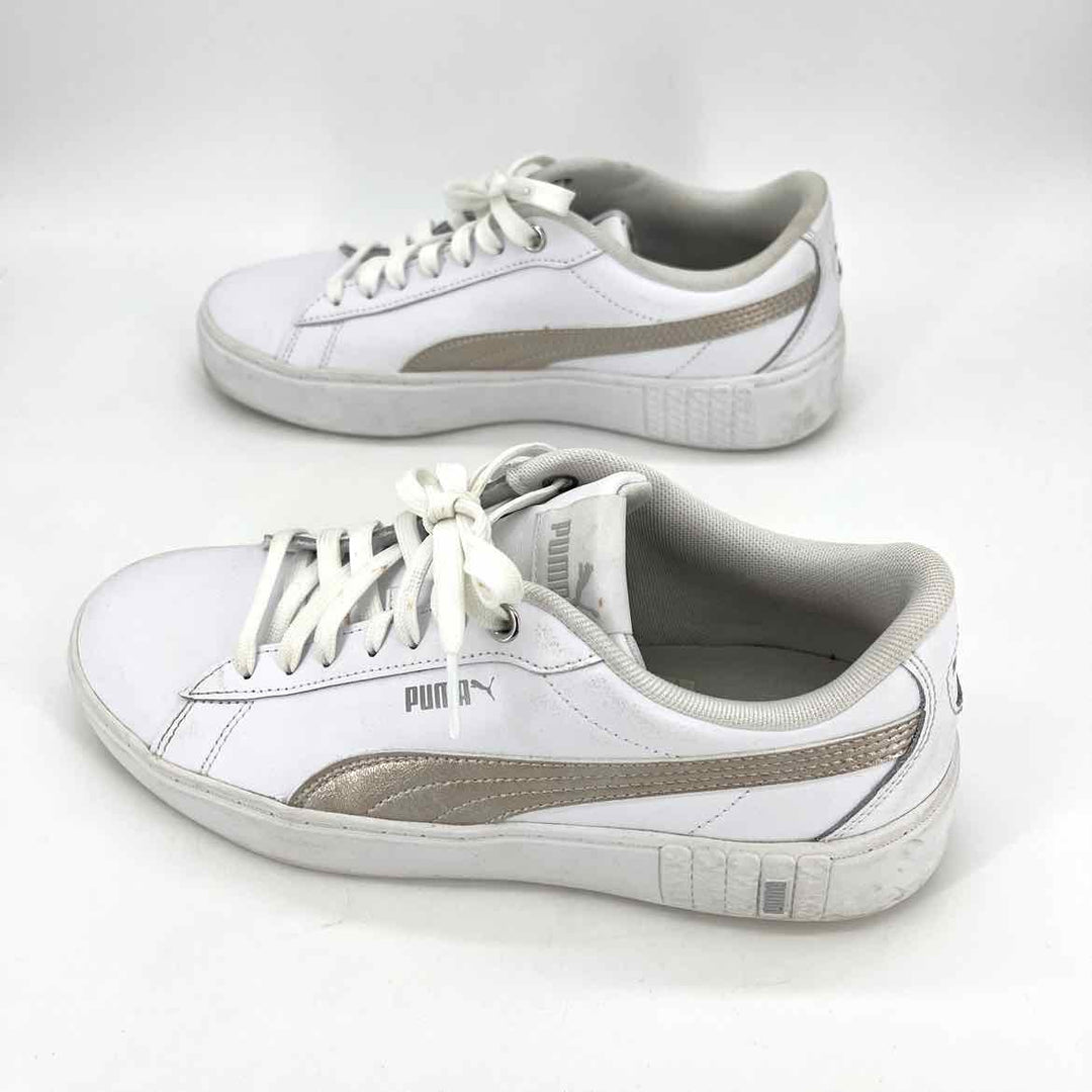 Shoe Size 9 Puma White Leather Sandals