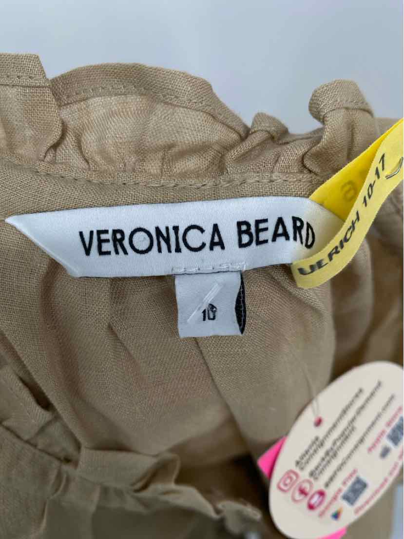 Size 10 VERONICA BEARD Tan Dress