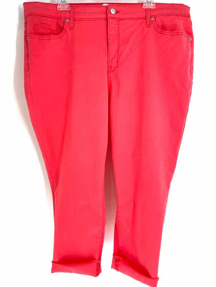 Size 16 CROWN & IVY Coral Pants