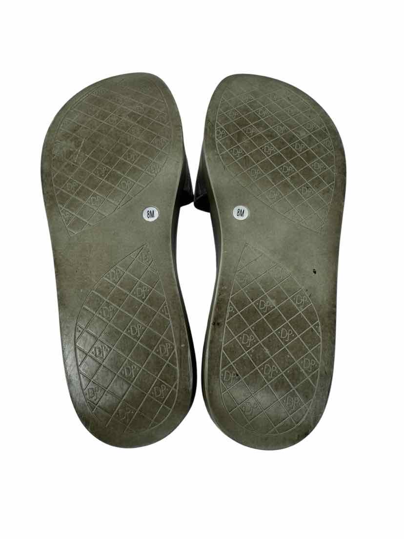 Shoe Size 8 DONALD PLINER Silver Sandals