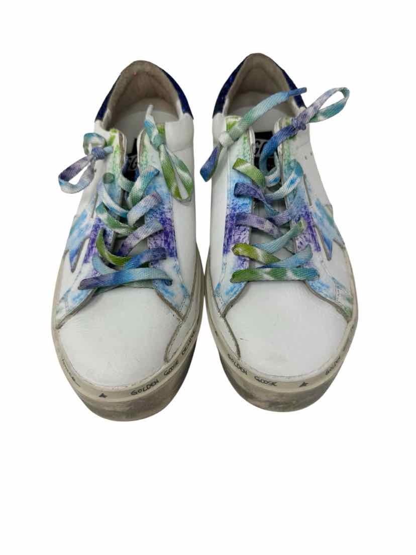 Shoe Size 38 GOLDEN GOOSE White Leather Luxury - Sneakers