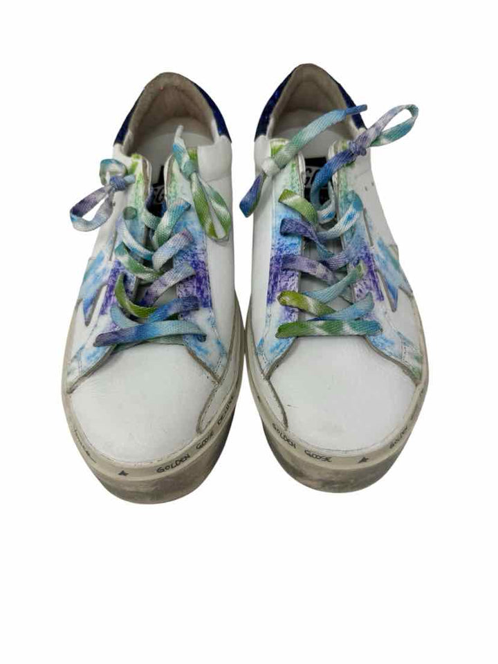 Shoe Size 38 GOLDEN GOOSE White Leather Luxury - Sneakers