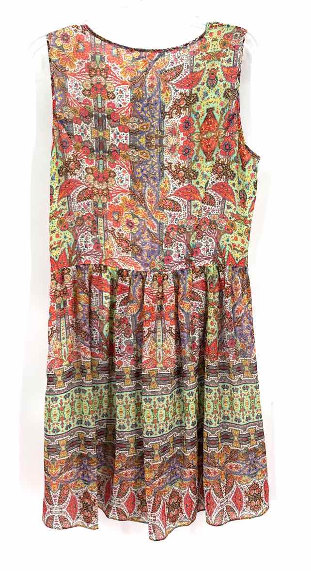 Size 12 Brooks Brothers Multi-Color Dress