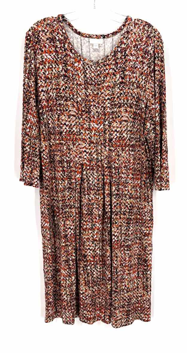 Size L J JILL Multi-Color Dress