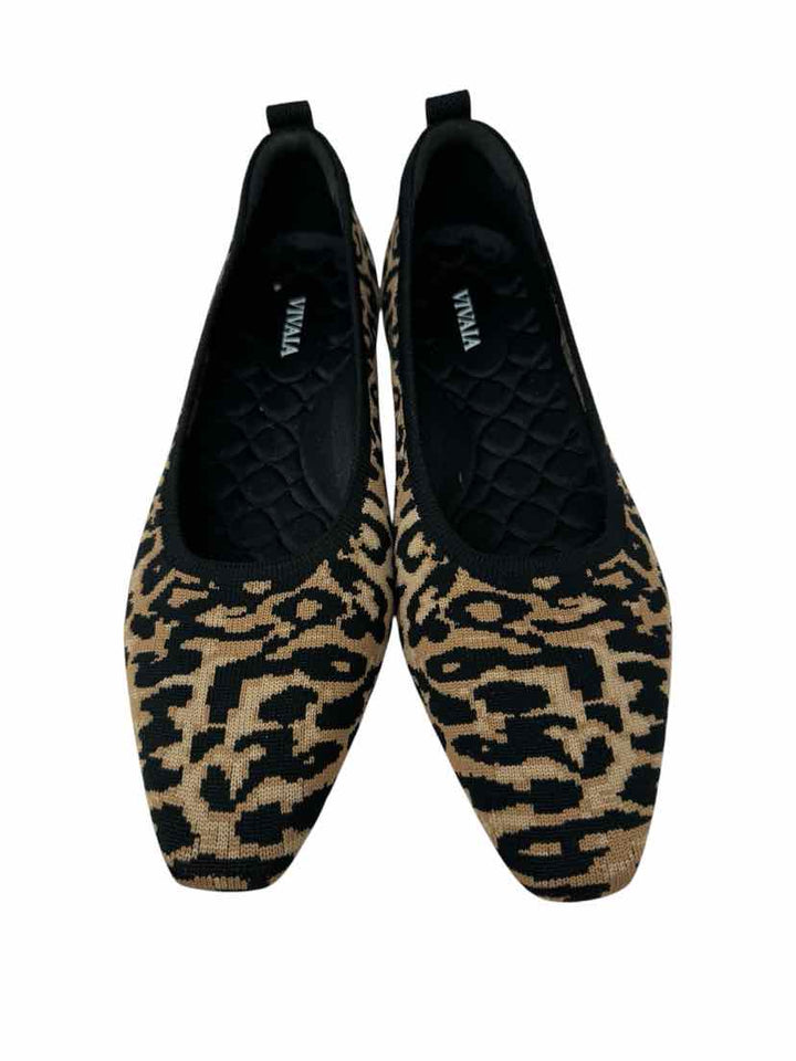 Shoe Size 40 VIVAIA Tan Flats