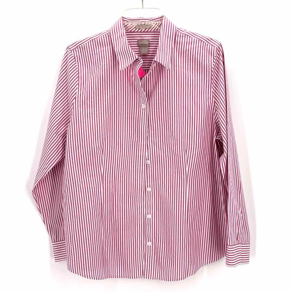 Size 12 Chico's Purple Shirt