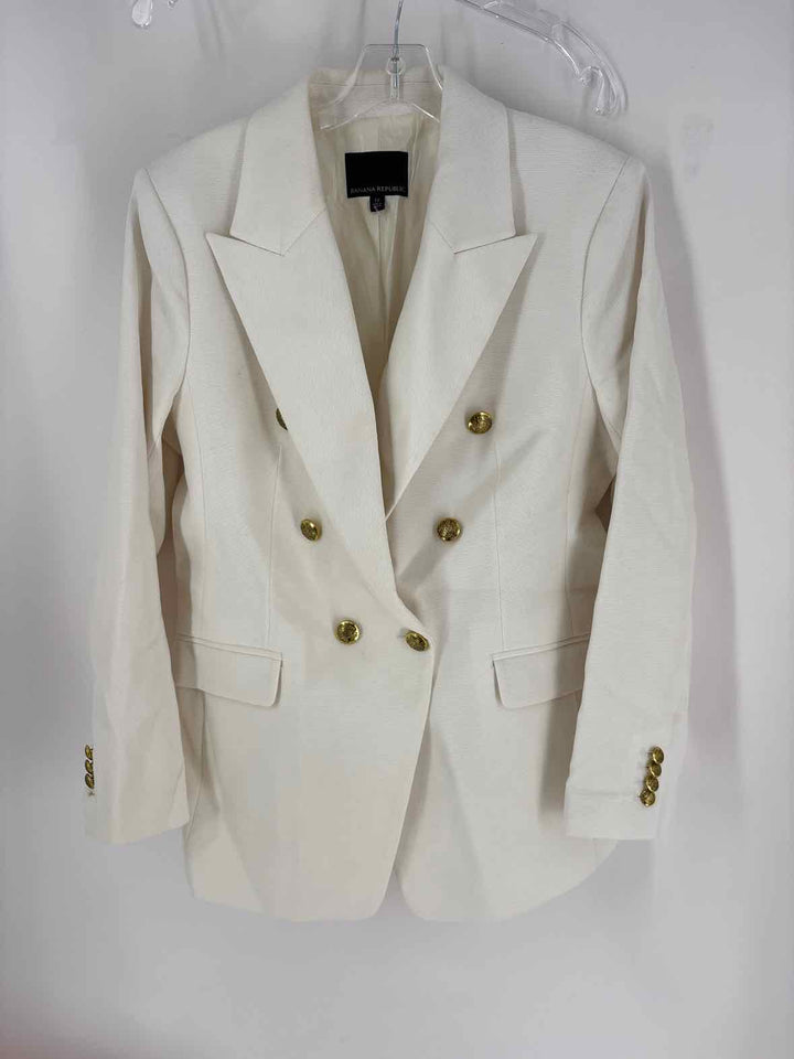 Size 12 Banana Republic Cream Blazer
