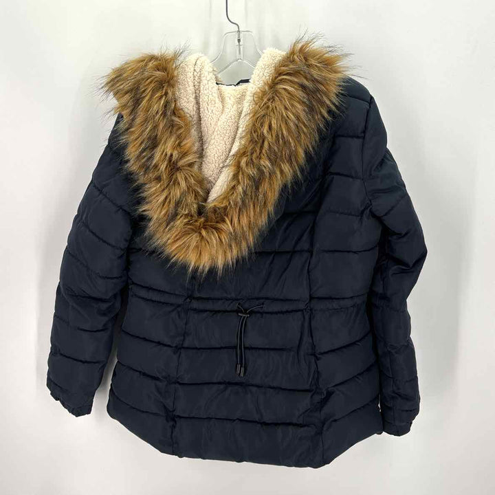 Size L MADDEN GIRL Navy Nylon Coat